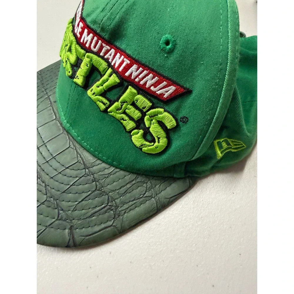 New Era 9FIFTY Teenage Mutant Ninja Turtles Snapback Hat Rare TMNT Reptile Brim‎